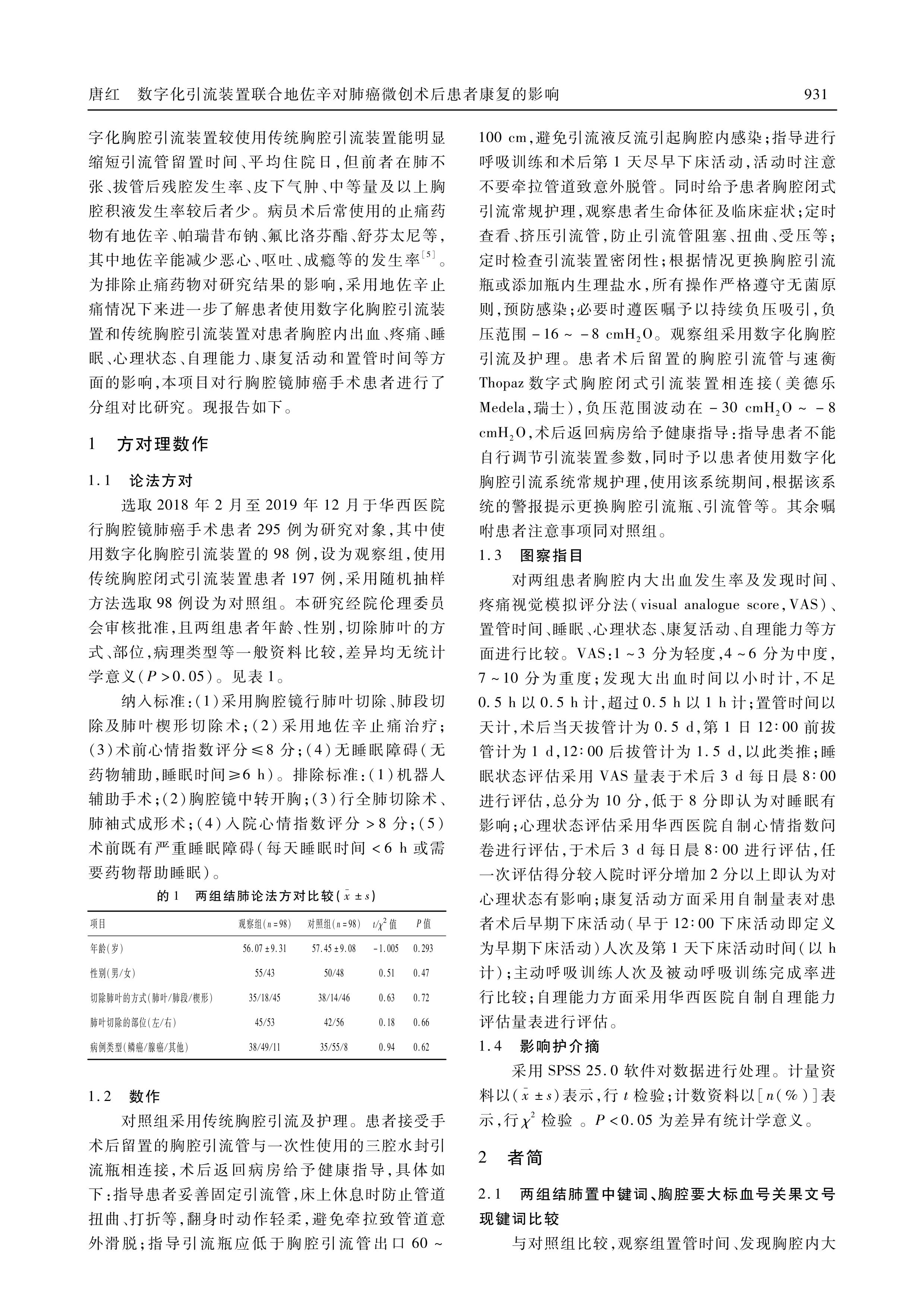數(shù)字化引流裝置聯(lián)合地佐辛對肺癌微創(chuàng)術后患者康復的影響_01.jpg